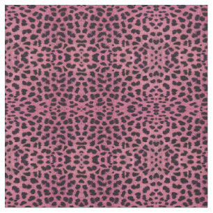 Tecido Impressão Leopardo Rosa