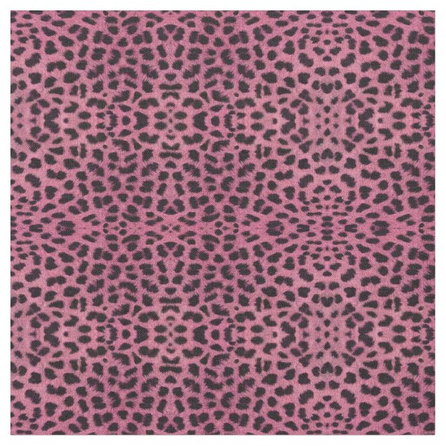 Tecido Impressão Leopardo Rosa (Detalhe)