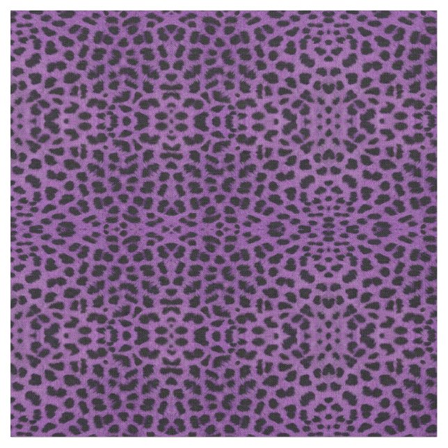 Tecido Impressão Leopardo Roxo (Detalhe)