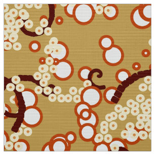 Tecido Impressão Moderna de Confete Abstrato, Dourado Mos