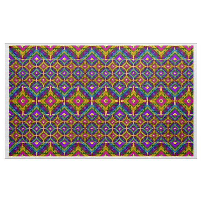 Tecido Impressão multicolor africano (Jarda)