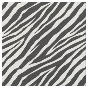 Tecido Impressão preto e branco da zebra