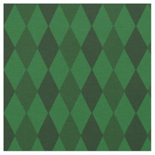 Tecido Impressão verde do diamante, diamantes no verde