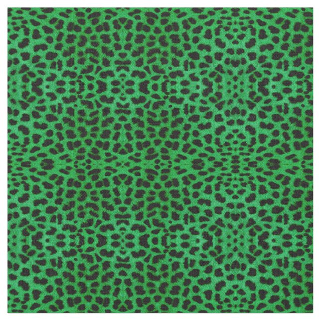 Tecido Impressão Verde Leopardo (Detalhe)