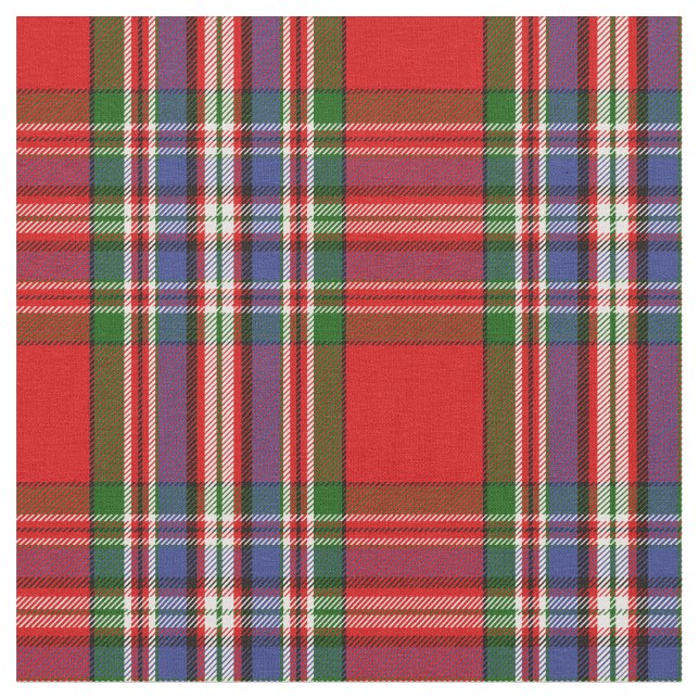 Tecido Impressão vermelho do Tartan de MacFarlane (Detalhe)