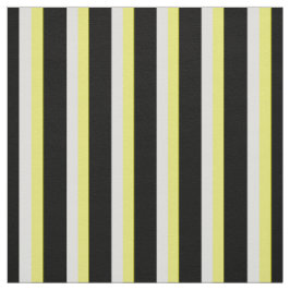 Tecido impresso, preto e branco e amarelo