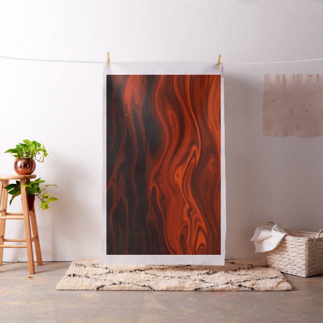 Tecido Incêndio líquido por Shirley Taylor (In Situ)