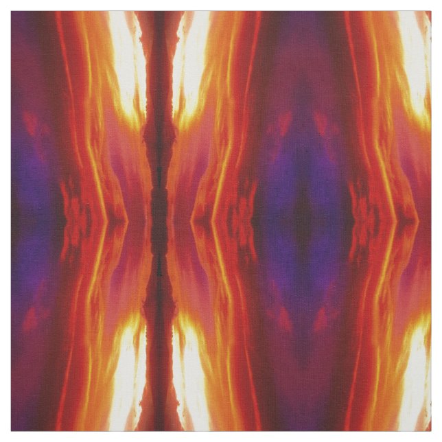 Tecido Incêndio sunset (Modelo)