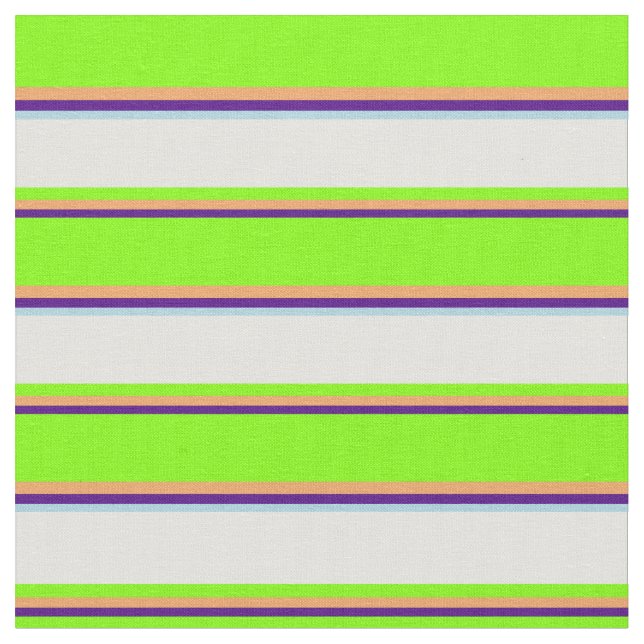 Tecido Indigo, Marrom, Chartreuse, Ciano Claro e Azul Cla (Detalhe)