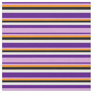 Tecido Indigo, Plum, Laranja Escuro, Preto e Branco Color