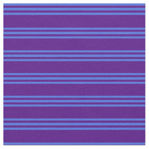 Tecido Índio e Padrão Azul Real das Stripes