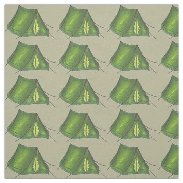 Tecido Indo Acampar Campos Passa Um Acampamento De Tendas (Modelo)