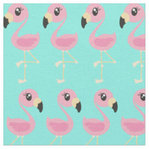 Tecido Infantil Estampa Tropical Flamingo Rosa