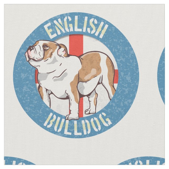 Tecido Inglês Bulldog Santo George's Cross (Detalhe)