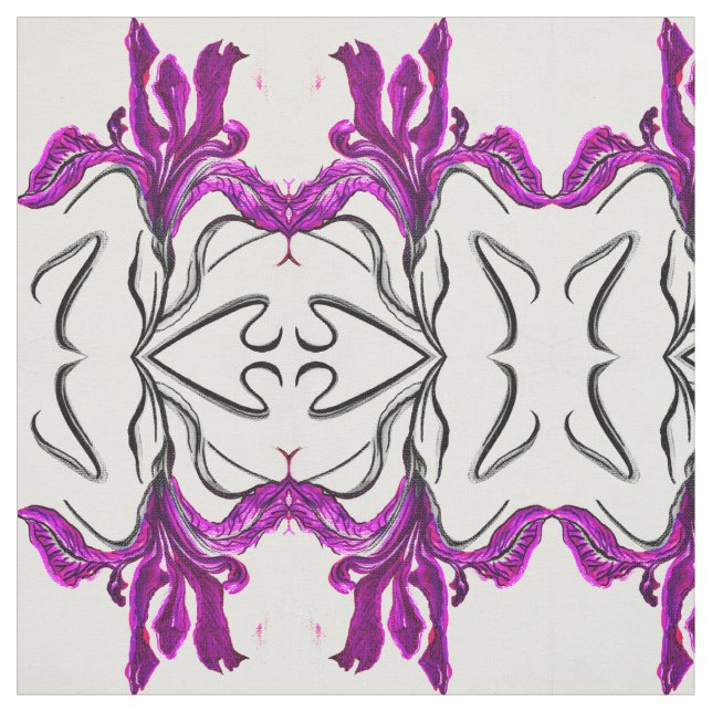 Tecido Íris Roxo Pintado (Modelo)