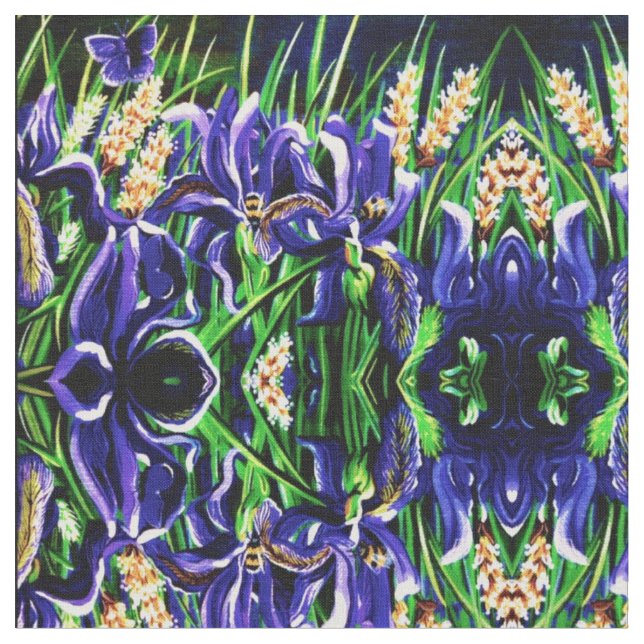 Tecido Iris's e Bees (Detalhe)