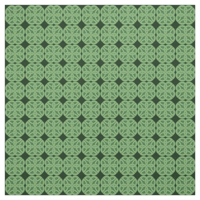 Tecido irlandês celta verde do nó (Modelo)
