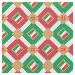 Tecido italiano Flag & Italy Tendy
