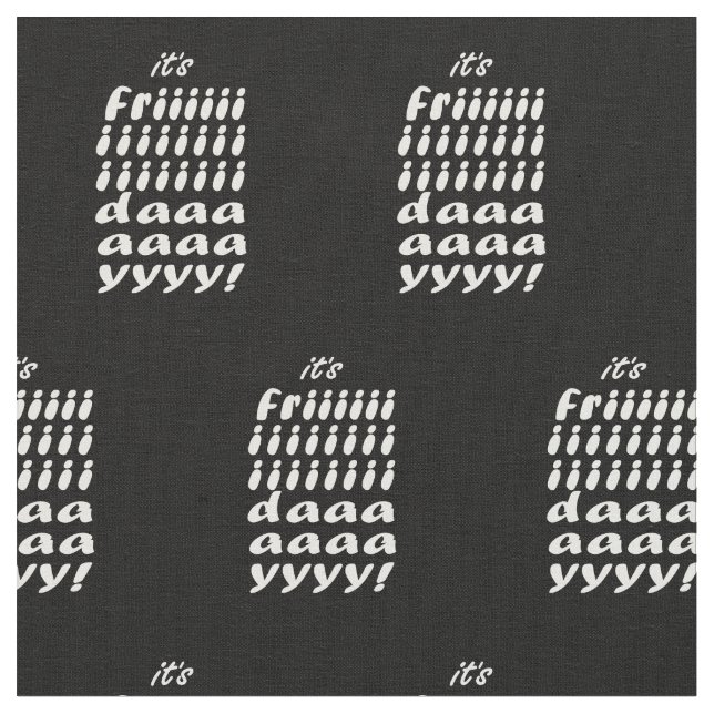 Tecido Its Friday (Detalhe)