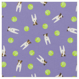 Tecido Jack Russell Terrier Cães com tênis