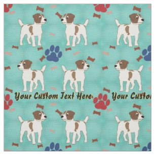 Tecido Jack Russell Terrier - personalizado