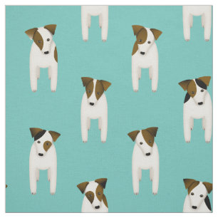 Tecido Jack Russell Terriers - padrão para cães bonitos