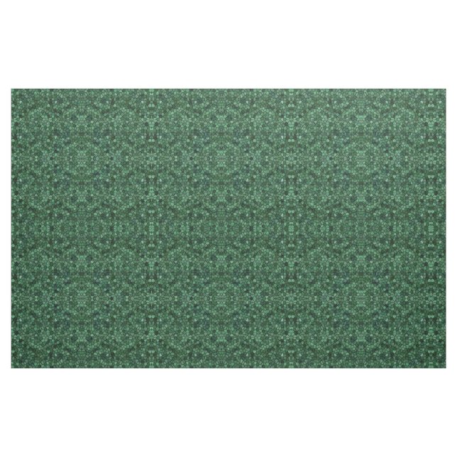 Tecido Jade Verde Calçada Padrão de Terrazo Remendado (Fat Quarter)
