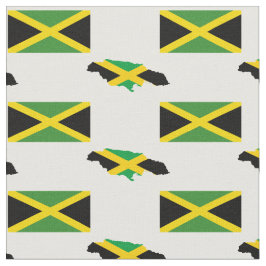 Tecido JAMAICAN MAP | Jamaica Flag