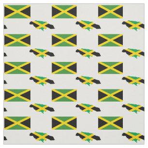 Tecido JAMAICAN MAP   Jamaica Flag