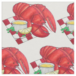 Tecido Janto Costeiro Maine Lagosta Shack Seafood