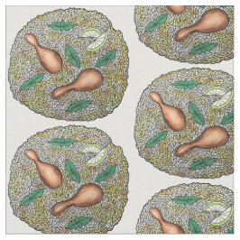 Tecido Janto de Comida de Arroz Misto Indiano (Chicken Bi