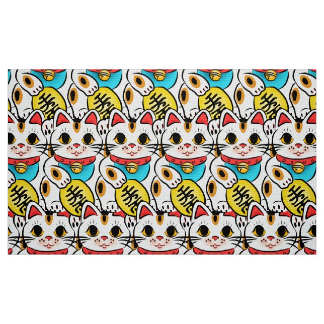 Tecido japonês do teste padrão do quimono (Fat Quarter)