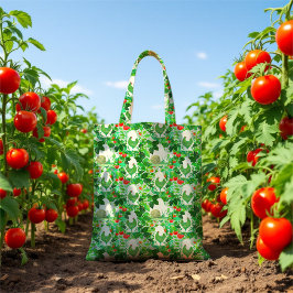 Tecido Jardim de tomate supercultivado