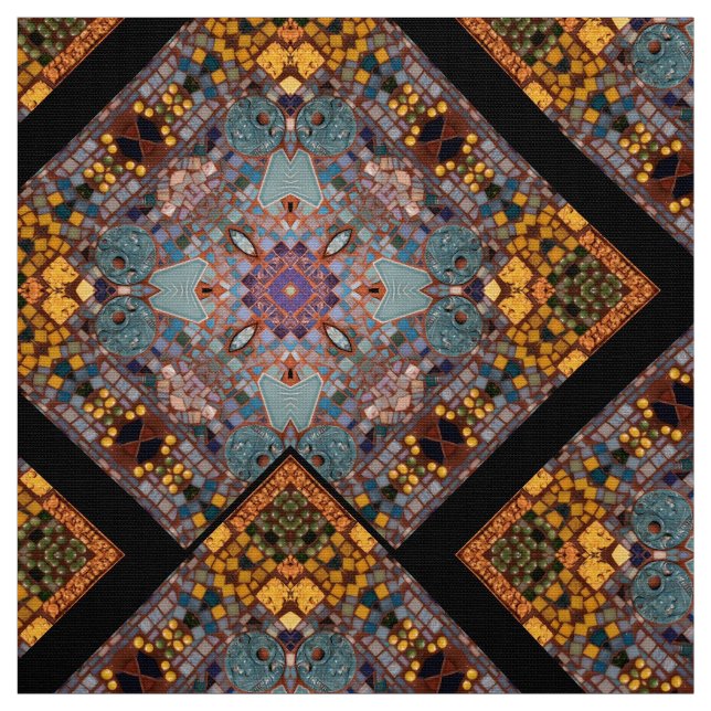 Tecido Jardim do mosaico (Modelo)