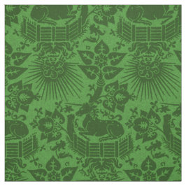 Tecido Jardim do Unicórnio Renascentista, Emerald