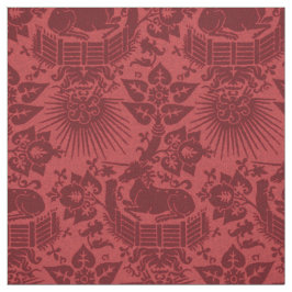 Tecido Jardim do Unicórnio Renascentista, Ruby