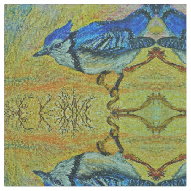 Tecido Jay azul (Detalhe)