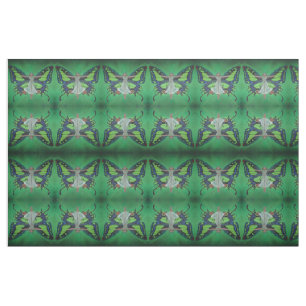 Tecido Jazz Age Showgirl Flapper Vestindo Asas Borboletas