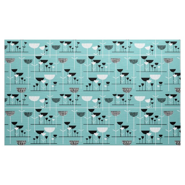 Tecido Jazz Moderno - Azul Claro 80C6C6 (Jarda)