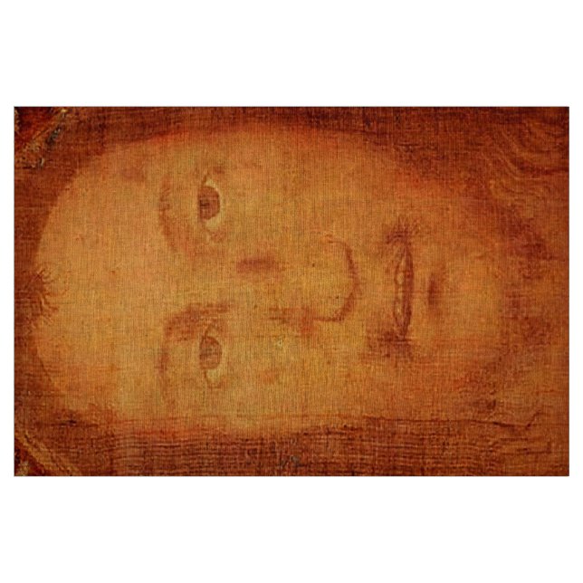 Tecido Jesus Cristo Rosto Sagrado Manoppello Linen Cloth (Fat Quarter)