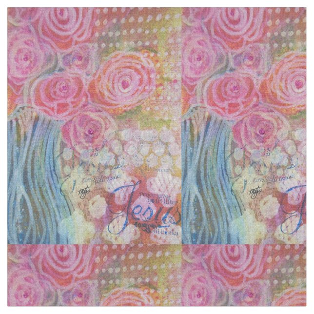 Tecido Jesus exulta (Detalhe)