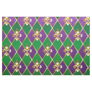 Tecido Jewelry Background Mardi Gras