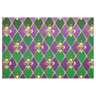 Tecido Jewelry Background Mardi Gras