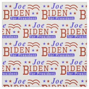 Tecido Joe Biden para o Presidente 2020 Democrat Pattern