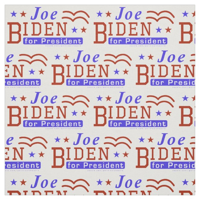 Tecido Joe Biden para o Presidente 2020 Democrat Pattern (Modelo)