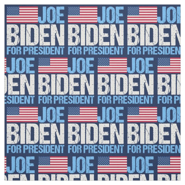 Tecido Joe Biden para Presidente (Modelo)