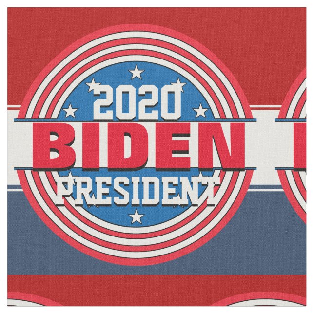 Tecido Joe Biden Presidente 2020 (Detalhe)