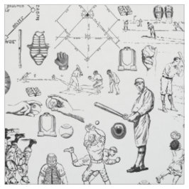 Tecido jogadores de beisebol antigos esportes vintage