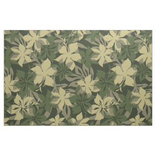 Tecido Kaanapali Camo Havaí - Hibiscus Floral