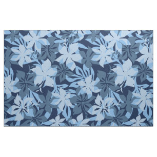 Tecido Kaanapali Camo Hawaiian Hibiscus Floral